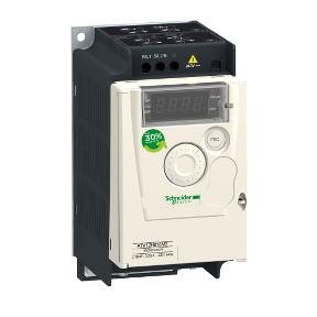 Schneider Electric Variable Frequency Drive; 0.50HP; 200-240VAC Single-Phase IN; 230VAC OUT; 2.4A; IP20